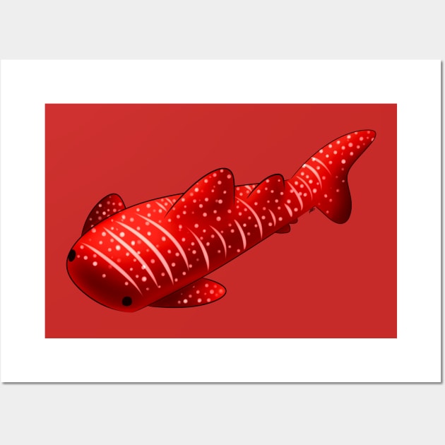 #RedInstead Whale Shark V2 Wall Art by piefanart